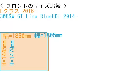 #Eクラス 2016- + 308SW GT Line BlueHDi 2014-